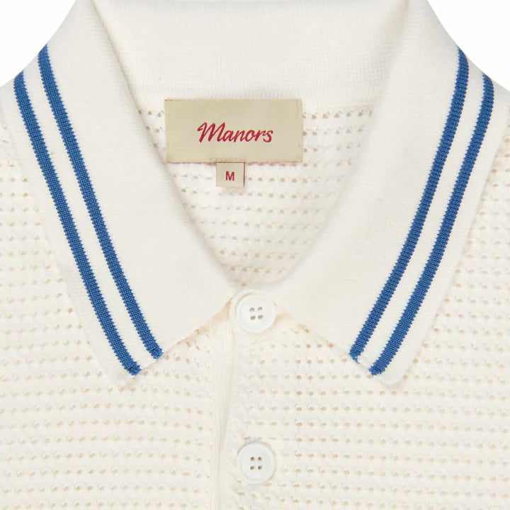 polo de golf manors twin tipped beige col