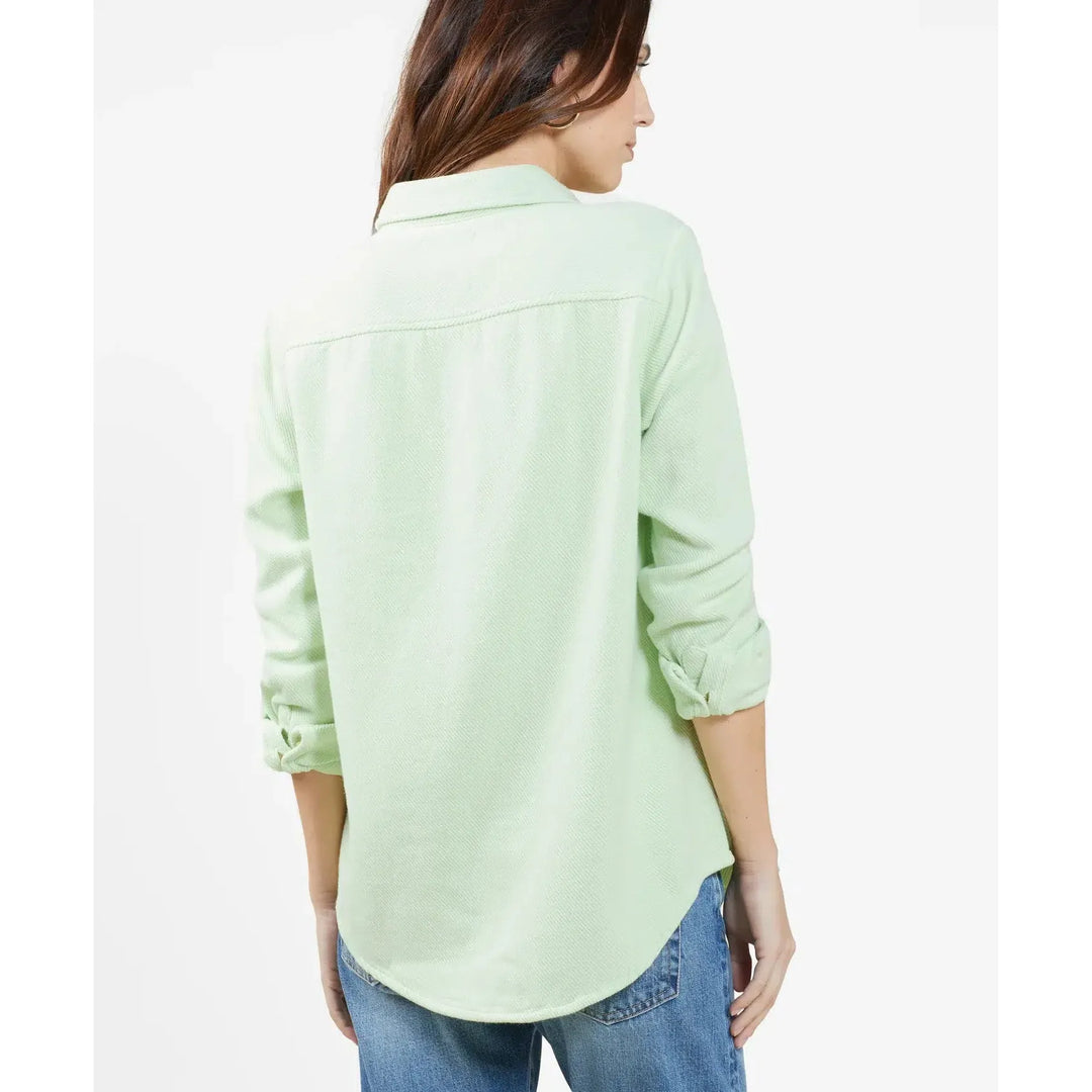 chemise femme outerknown blanket chroma vert dos