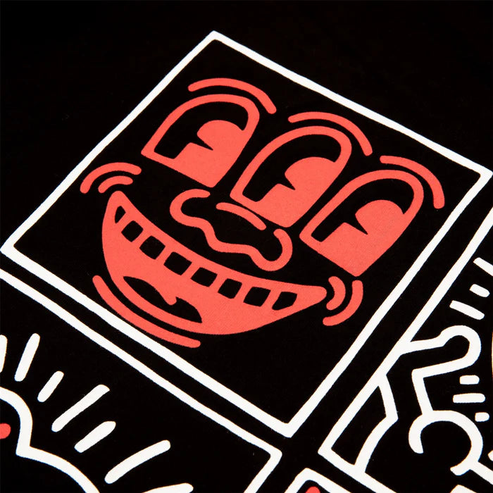 <tc>Malbon Golf X Keith Haring - Pocket Tee-Shirt Black</tc>