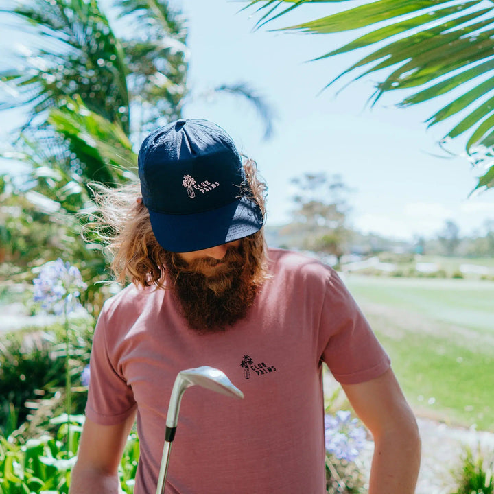 casquette de golf birds of condor club palms bleu portée