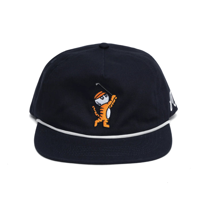 casquette de golf malbon golf tiger buckets bleu marine