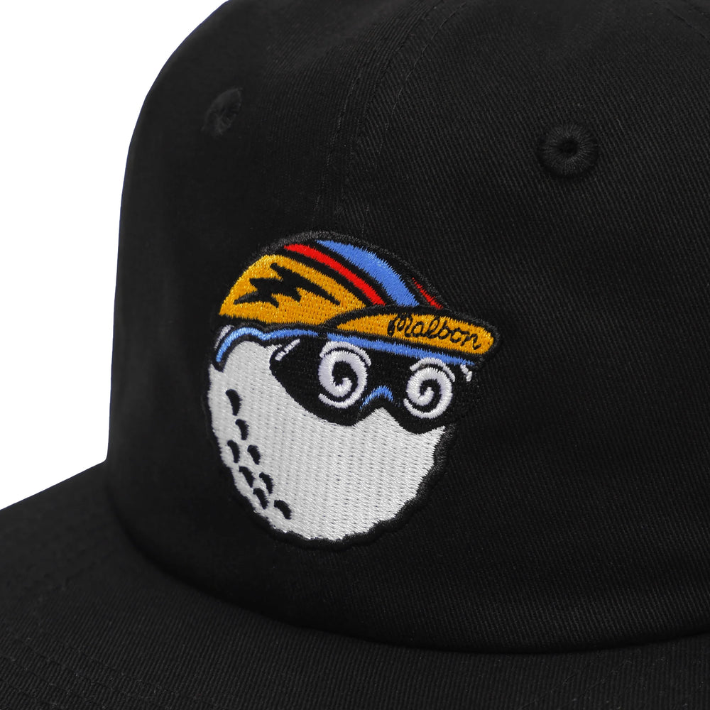 casquette de golf malbon golf painters cycle club noire logo