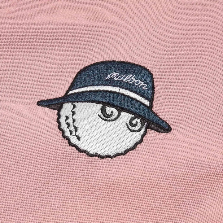 polo de golf rose malbon golf cooper collection logo