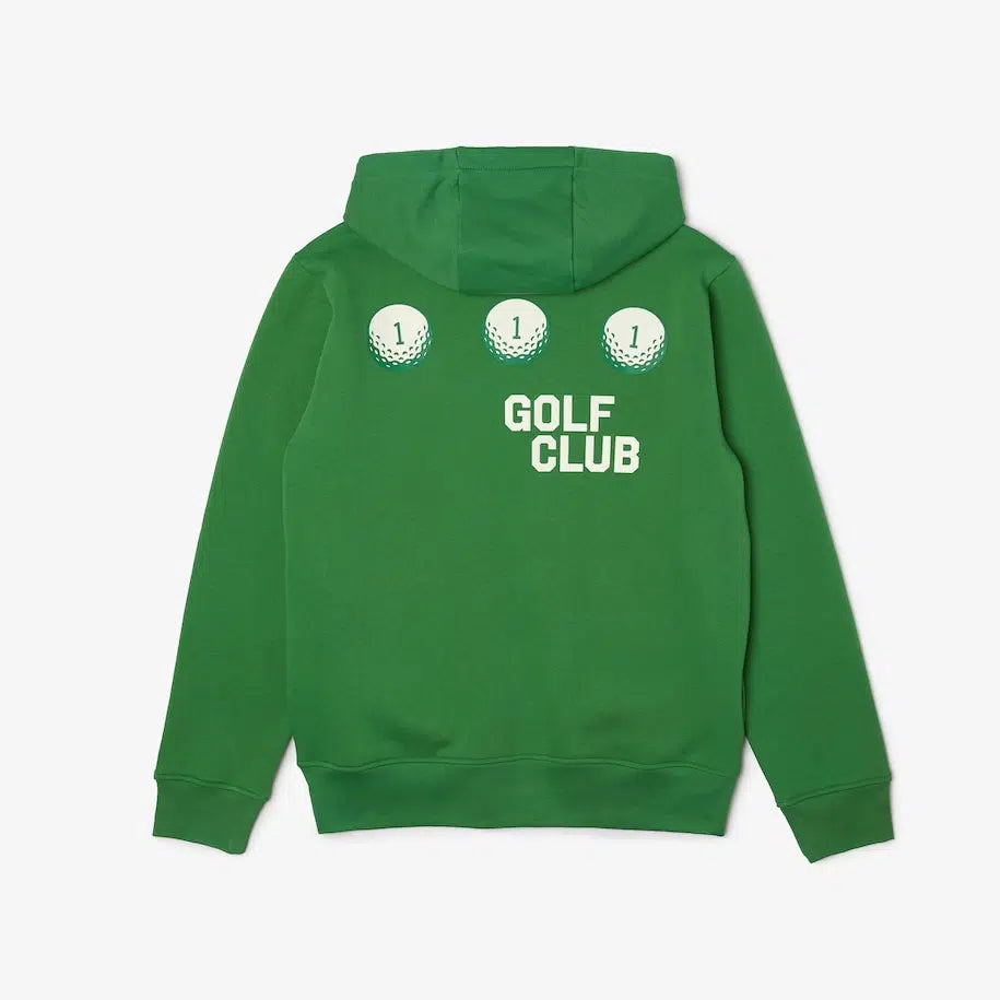 hoodie de golf lacoste golf club fashion vert dos