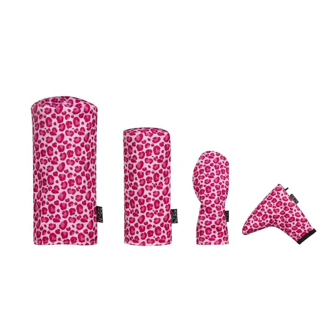 pack couvre clubs lay day golf leopardo pink blade