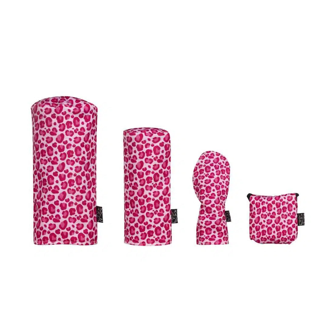 pack couvre clubs lay day golf leopardo pink