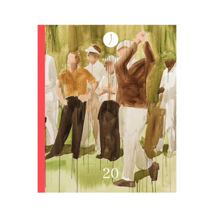 the golfer's journal N°20 art affiche livre couverture
