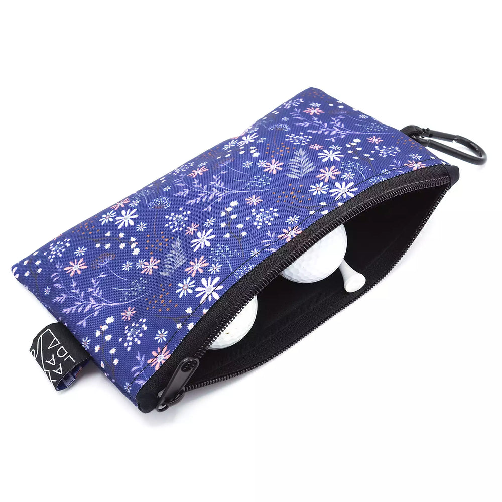 petite pochette golf lay day golf liberty purple fleurs