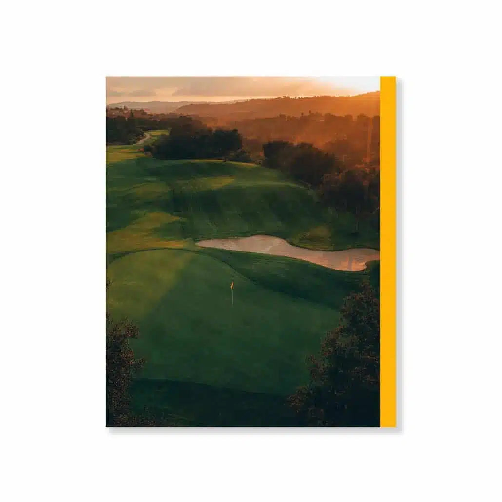 the golfer's journal N°14 art affiche livre dos