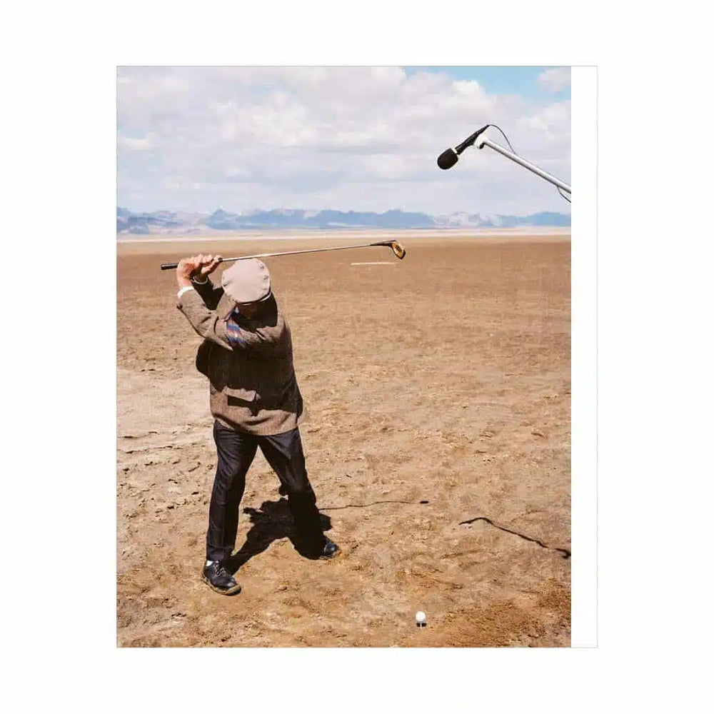 The golfer's journal 18 art affiche livre dos