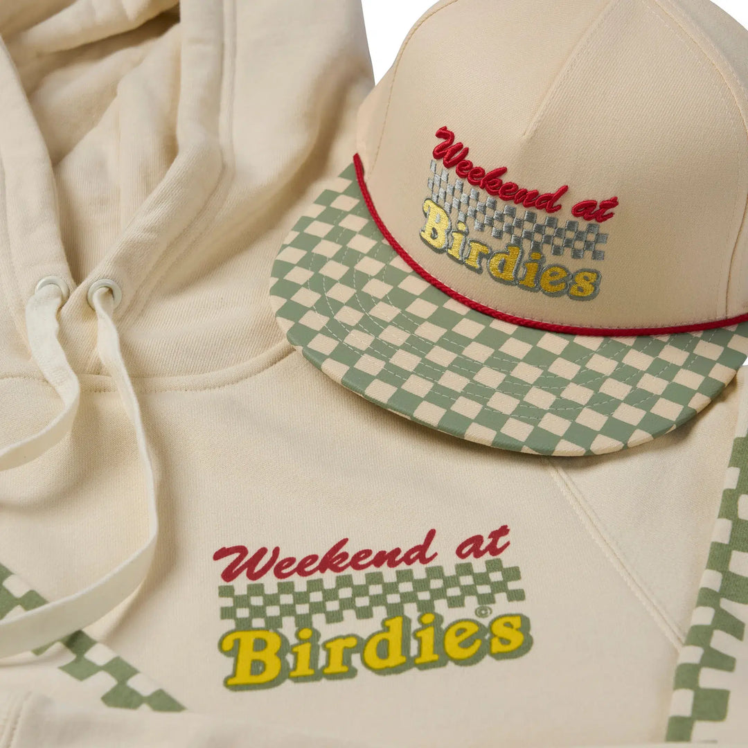 hoodie golf birds of condor week end at birdie logo