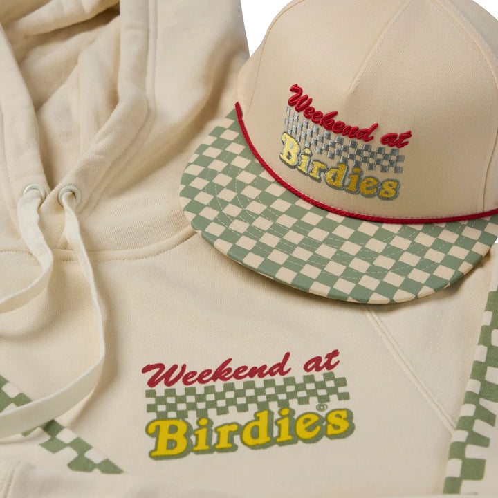 hoodie golf birds of condor week end at birdie logo