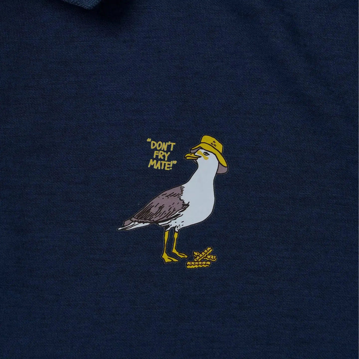 polo de golf manches longues birds of condor seagull logo