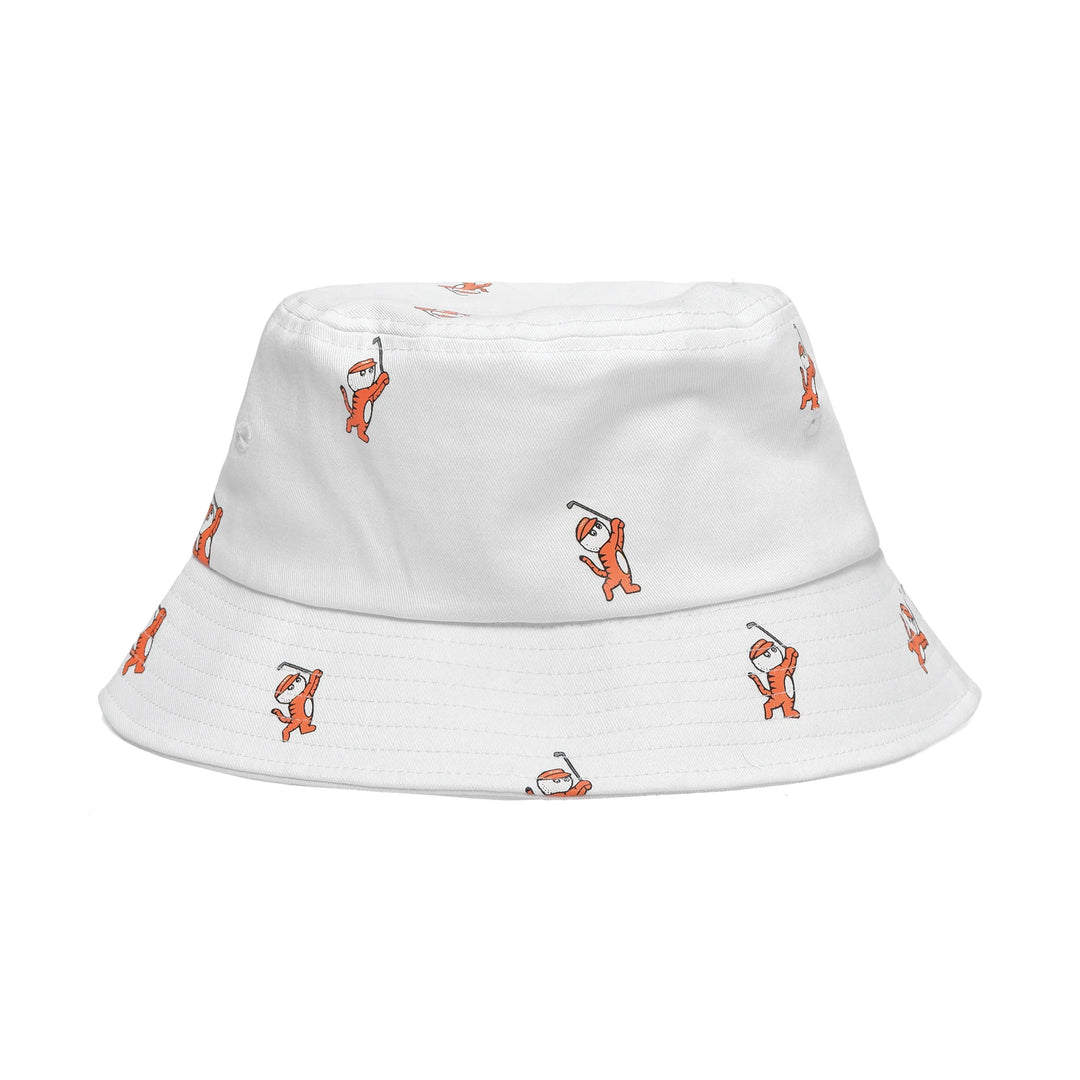 Malbon Golf Bob Tiger Bucket White