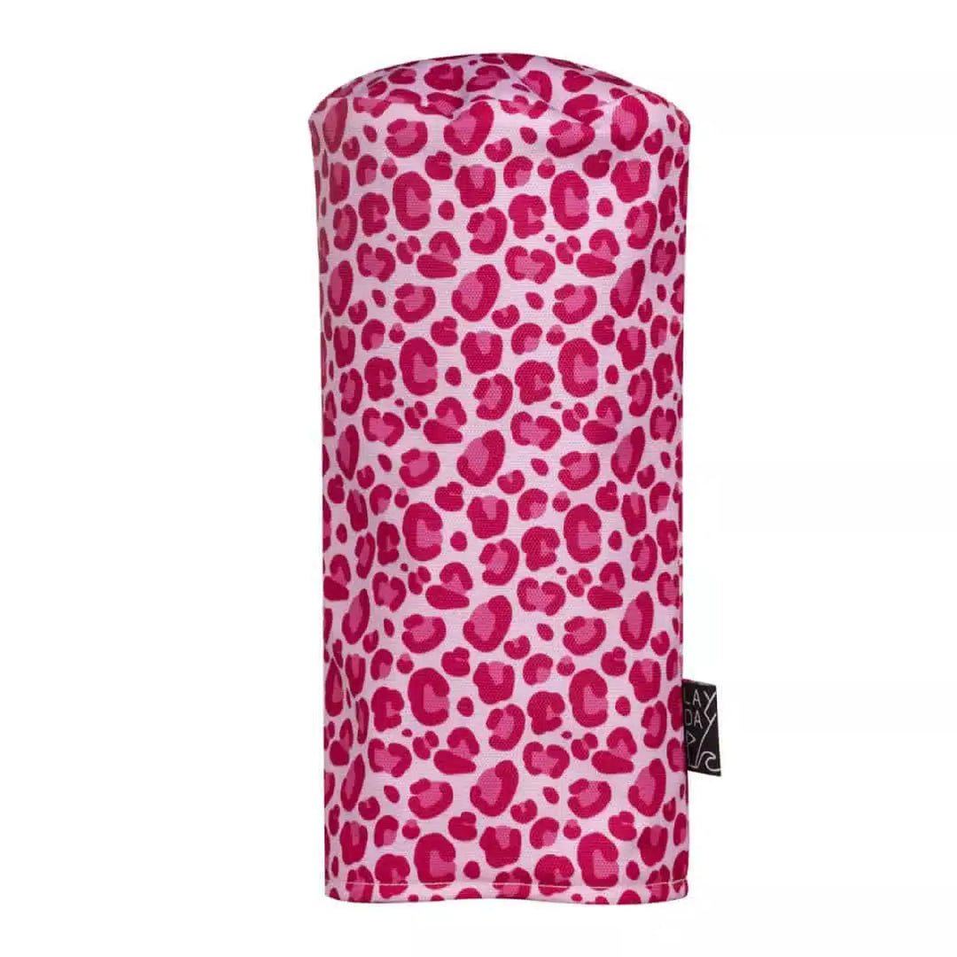 couvre club driver Lay Day Golf Leopardo Pink