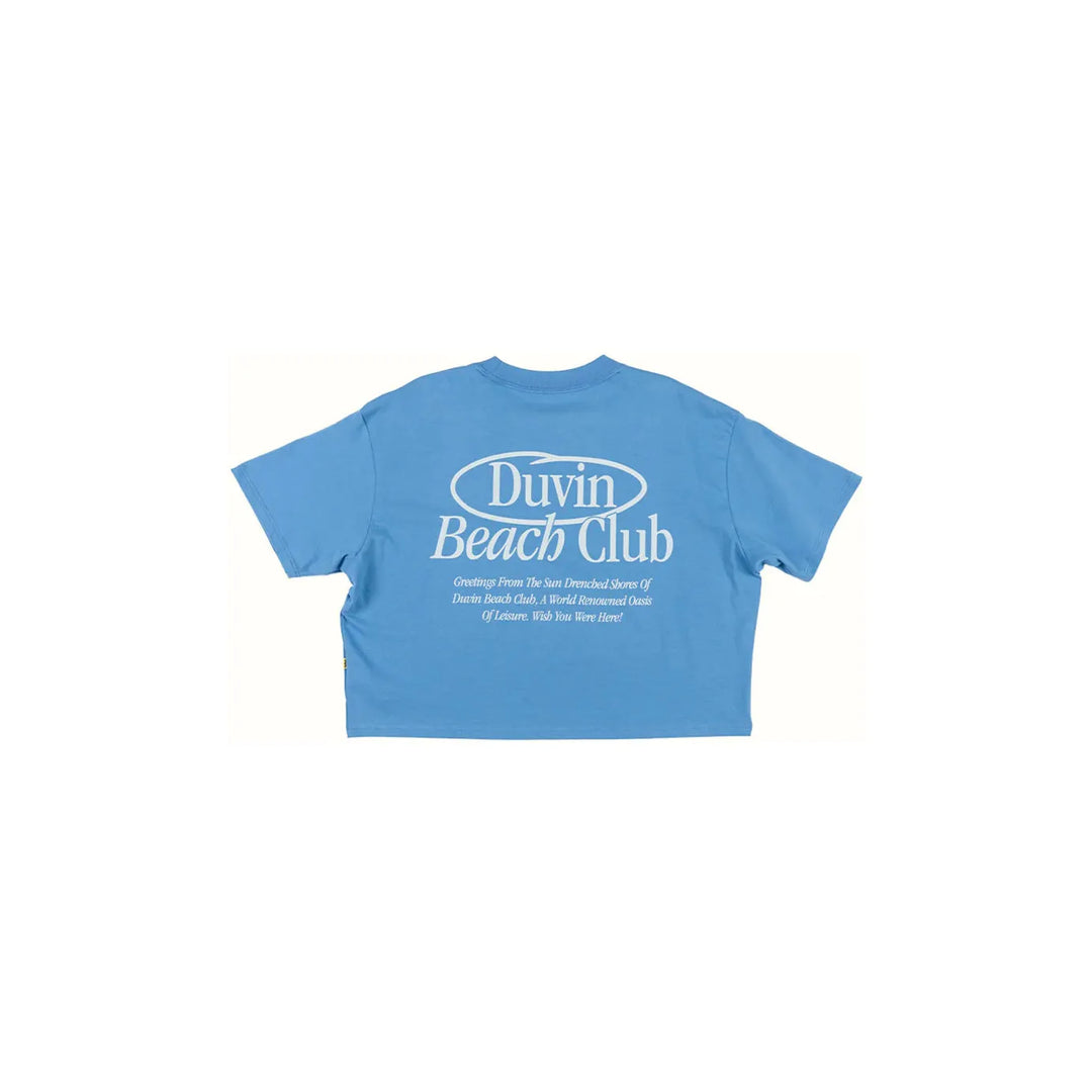 tee shirt femme surf duvin beach club duvin design Co bleu
