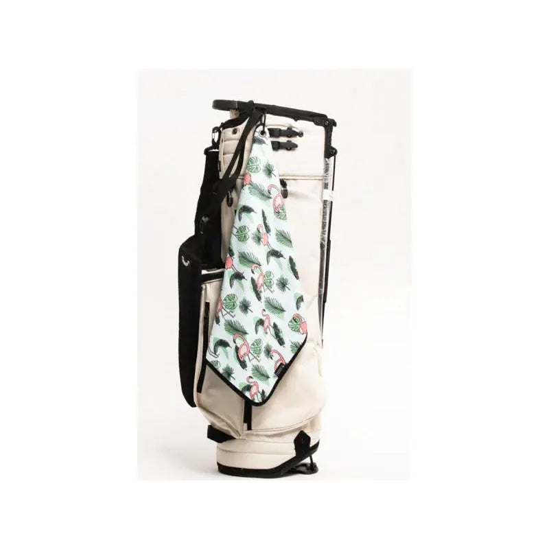 serviette de golf classique lay day golf flamingo sac