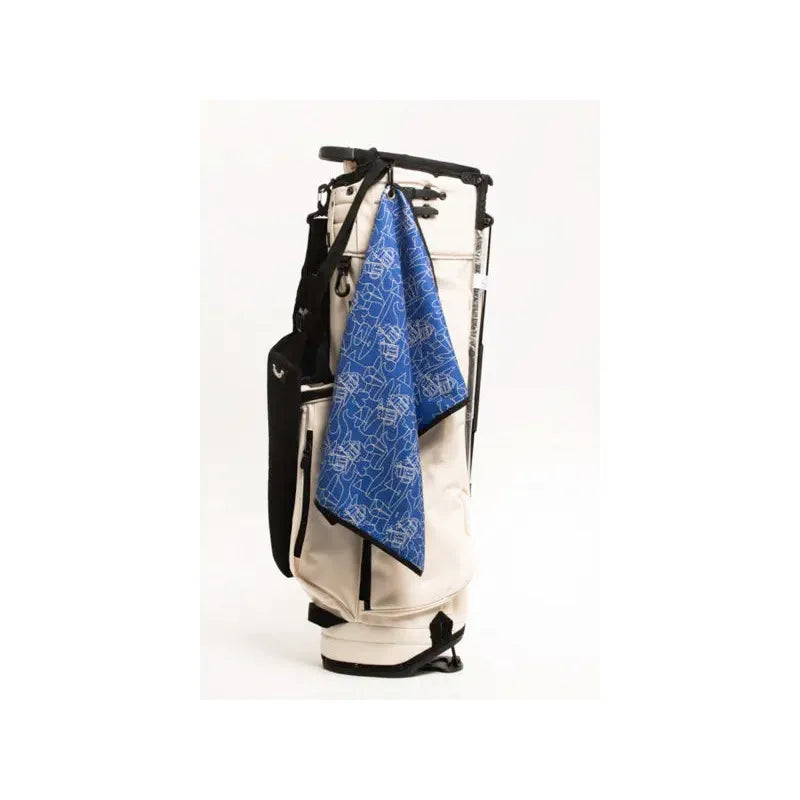 serviette de golf lay day golf fun spirit bleu sac