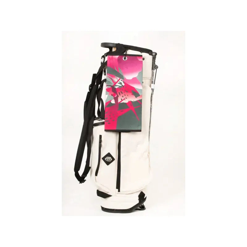 serviette de golf lay day golf azaleas rose édition master sac