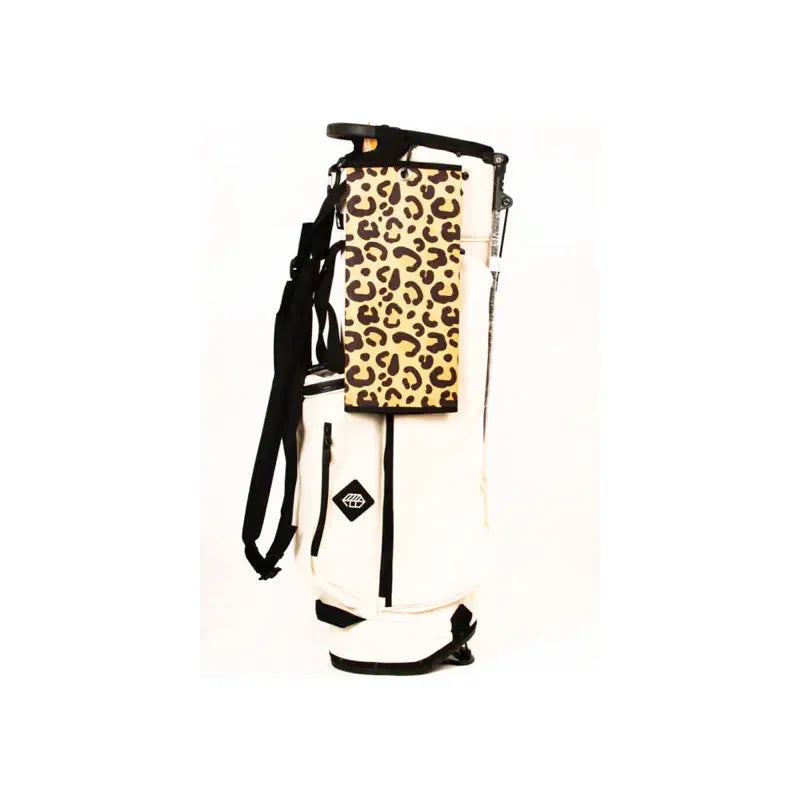 serviette de golf trifold lay day golf leopard sac