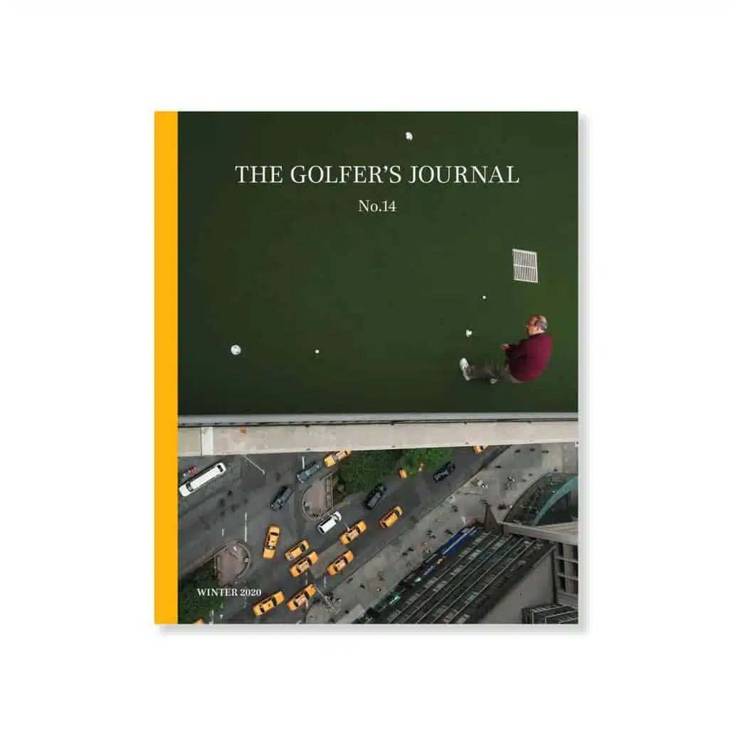 the golfer's journal N°14 art affiche livre couverture