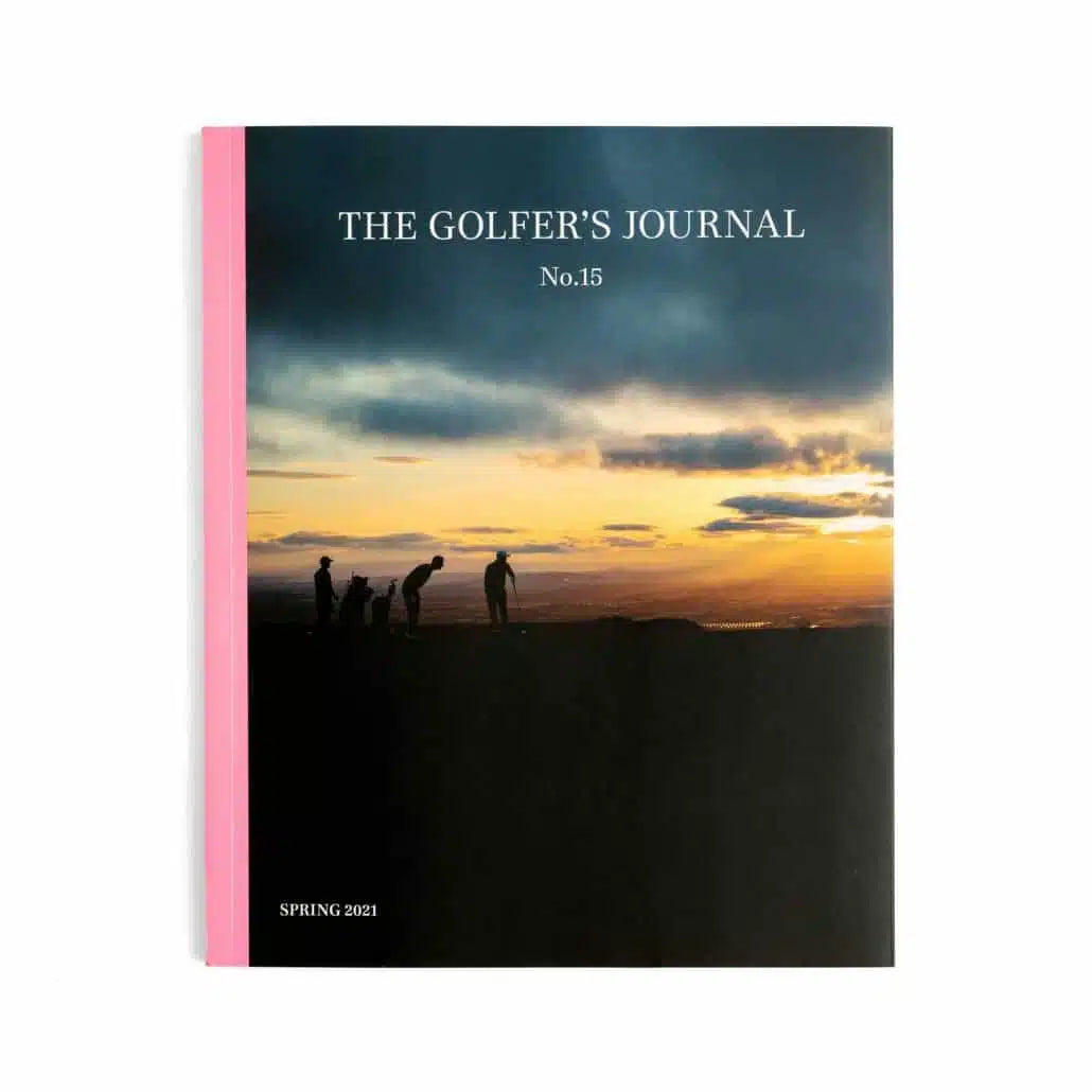 the golfer's journal 15 art affiche livre couverture