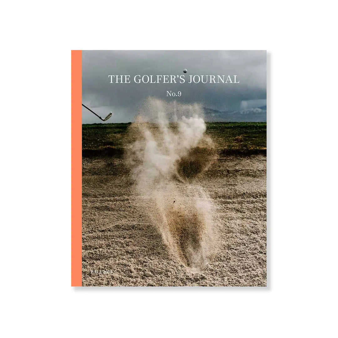 the golfer's journal N°9 art affiche livre couverture
