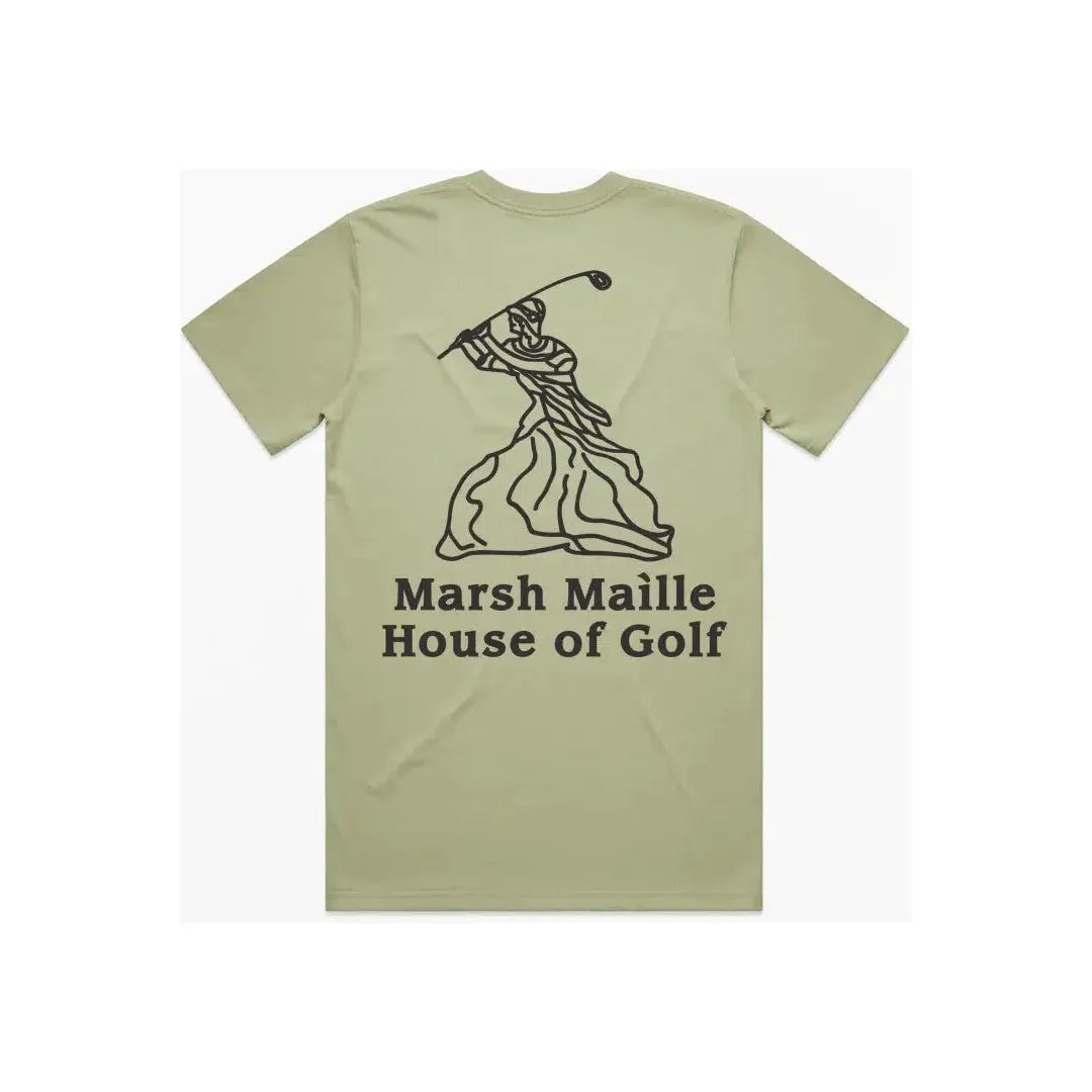 tee shirt de golf marsh maille house of golf dos
